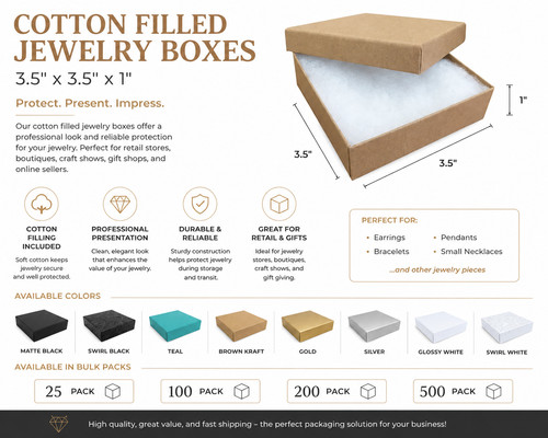 Cotton filled jewelry - filled,